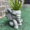 Minimalist Big Ears Like Flower Pot, Cute Flower Pot Resin Statue Handicraft, Suitable for Outdoor Garden and Garden Decoration