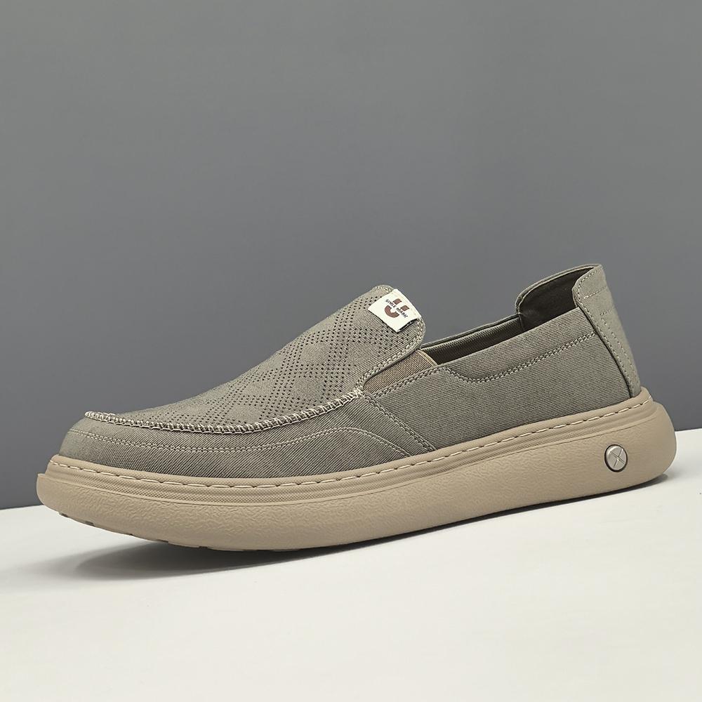 Kuclut Men's Shoes Casual Slip-On Loafers Comfortable Non-Slip Daily Sneakers