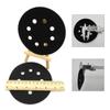 6 Pieces 5 Inch 8 Hole Sanding Discs Wet Dry Sanding Discs Flap Disc for Die Grinder Surface Prep Strip Grind Polishing