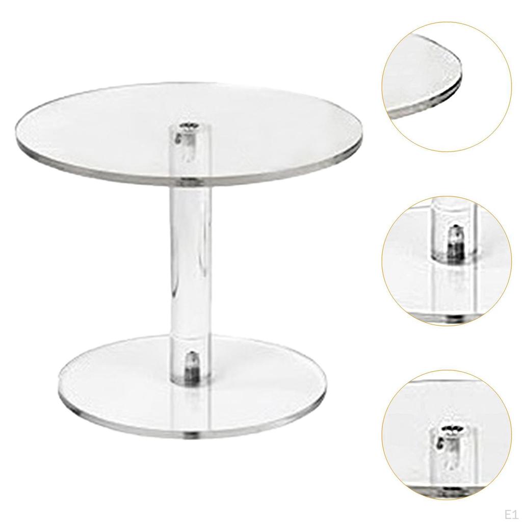 Acryl Kuchen Stehen Regal Kosmetische Organizer Cupcake Candy Display Platte für Küche