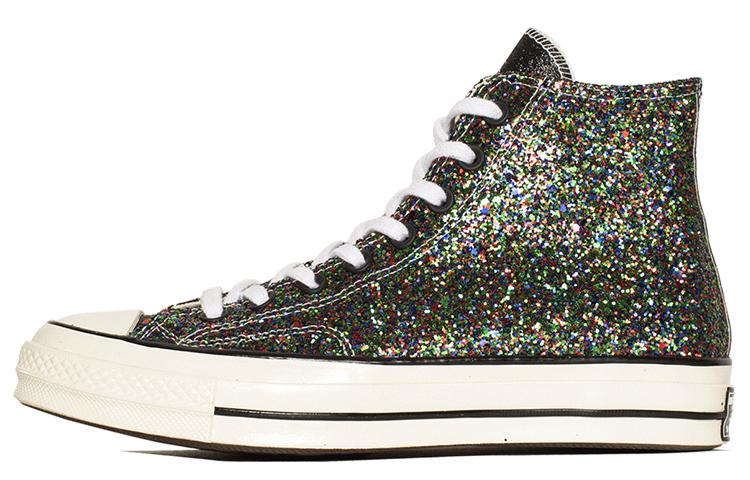 Chuck 70 Jw Anderson x Chuck 70 Converse Hi Glitter Pack - Black Multicolor 164697C 37.5