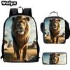 Lion King Schoolbag High Definition Printing Multi-Function Cross-Border Burden Reduction Large Capacity Backpack