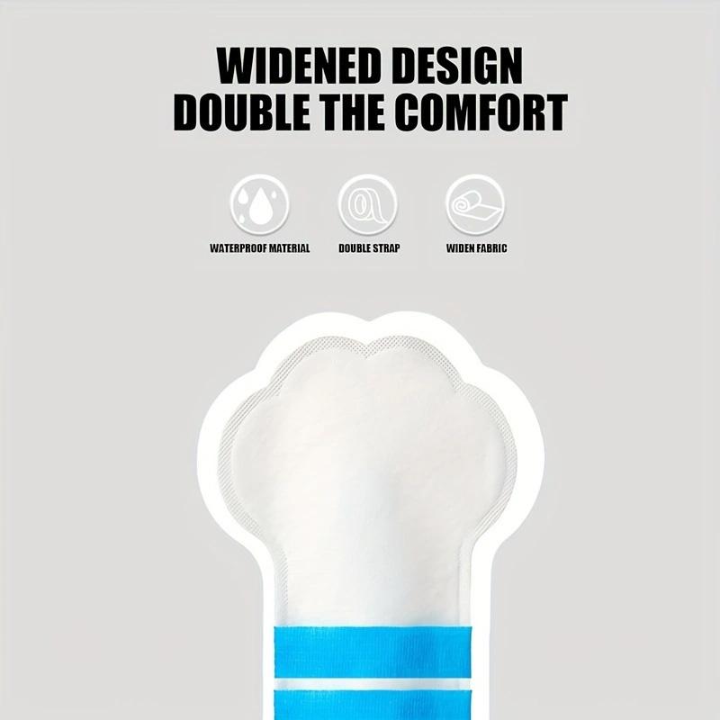 20 Stück Haustier Hund Schuhüberzüge - Einweg Hundeschuhe für Pfotenschutz, verstellbar mit Fußüberzügen, Einweg Hunde-Fußüberzüge für