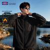 GENIOLAMODE Herren Fleece Stehkragen Winterjacke