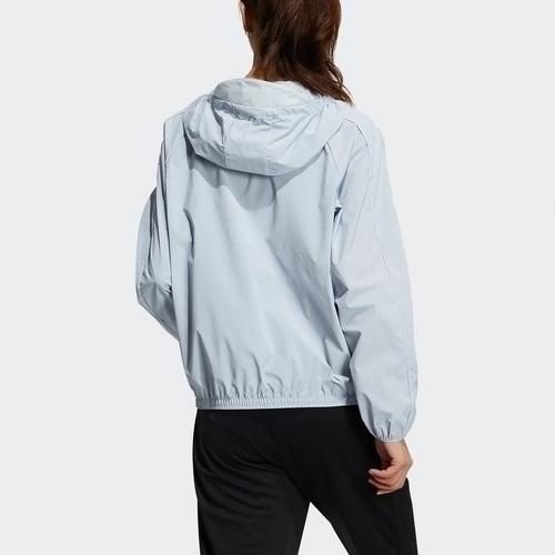 Adidas Windbreaker Jacket Women's Light Blue GP0669