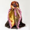Simulation Silk Satin Printing Square Scarf Silk Scarf Head Scarf Chest Wrap Scarf Shawl Scarf Customization