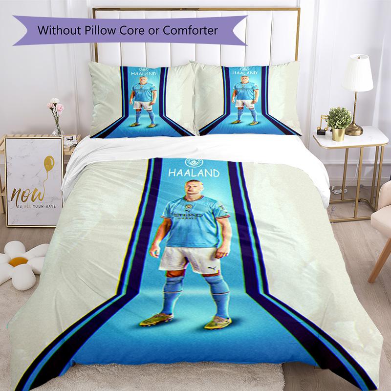 Haaland Comforter Cover Set Suitable for Playroom Soft Fabric Perfect Gift for Friends & Family