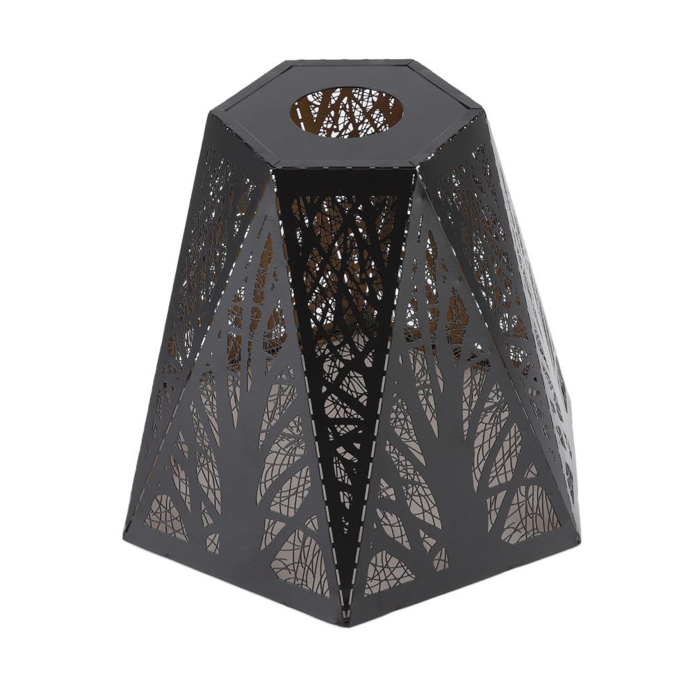Iron Lamp Cover Geometric Pattern Small Lamp Shades Simple Chandelier Lamp Shades  Floor Light