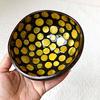 Vietnamese Coconut Shell Bowl Decorative Serving Dish Snacks Nuts Candy Home Decor Storage
