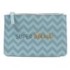Pouch - Trendy Draeger Super Sister - Blue - Scandinavian Pattern - 20x13.5 Cm
