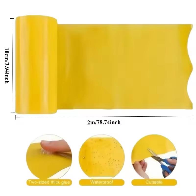 Yellow Double-sided Insect Proof Tape Eco-friendly Sticky Pest Traps for Commercial Orchard Farm Garden Vegetable Pest Control A1