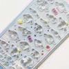 6 Style Anime Kt Kuromi Cinnamoroll 3d Transparent Jelly Sticker Crystal Decorative Stickers Casesdiy Toy Decoration Kids Gifts