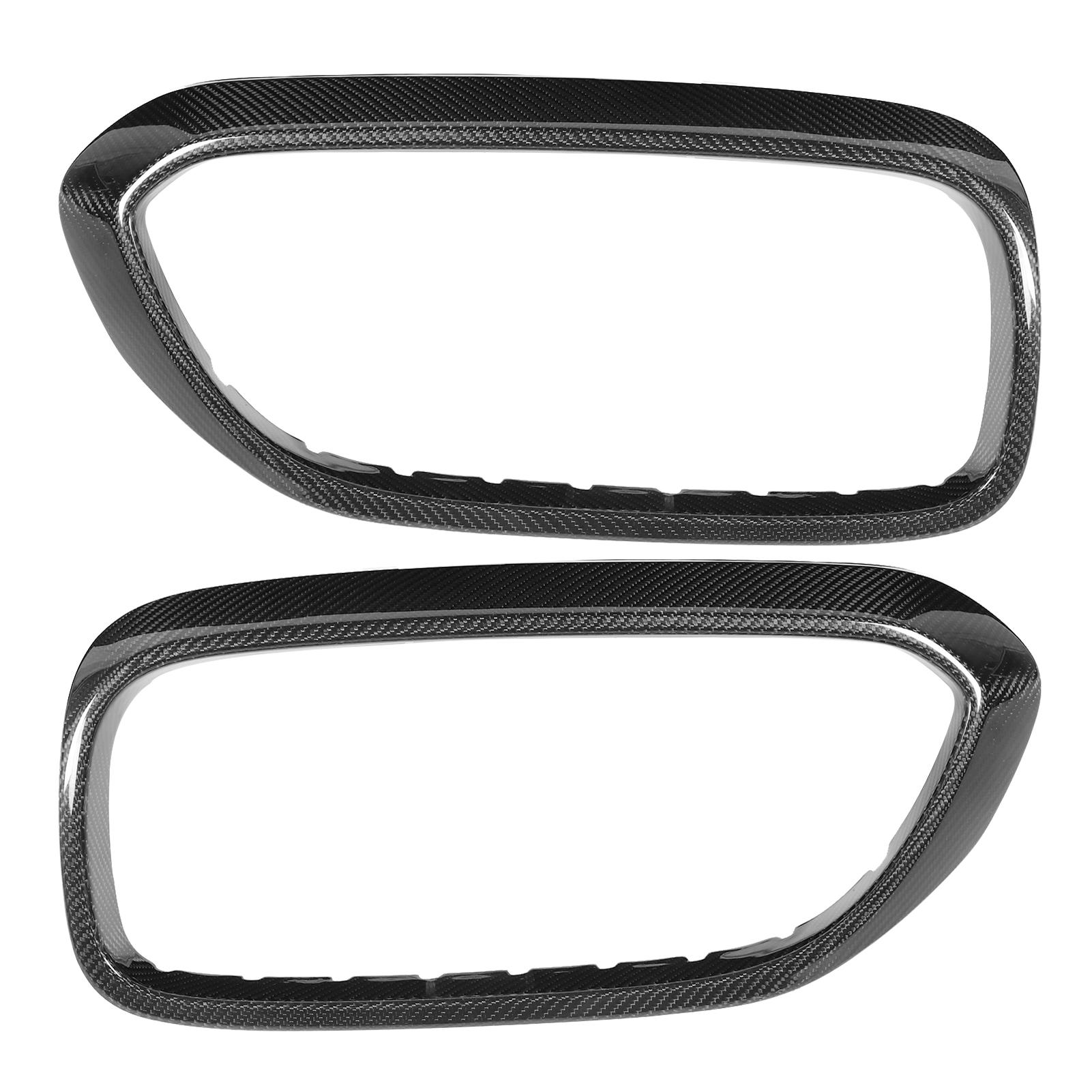 

Пара вставок для решетки, декоративная накладка, сухая защитная решетка из углеродного волокна, левая и правая, подходит для 5 серии G30 G38 1720