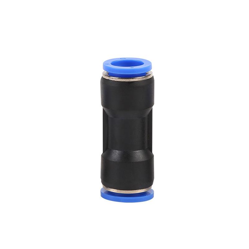 Plastic Reducing Straight Quick-Connect Pneumatic Air Tube Fitting (PU Sizes: 6-8-10-12-14-16PG)