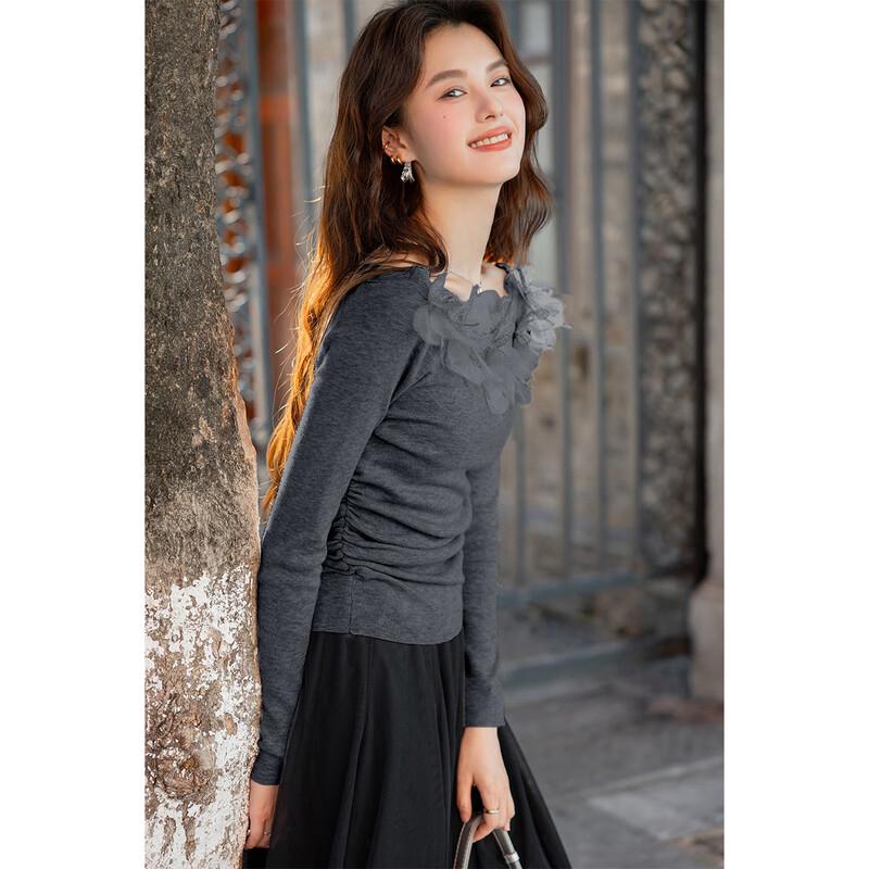 Mokaana Women's One-Shoulder Knit Top