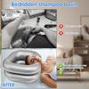 Inflatable Hair Washing Basin with Head Neck Support Drain Hose Foldable Portable Inflatable Shampoo Basin for Disabled Elderly