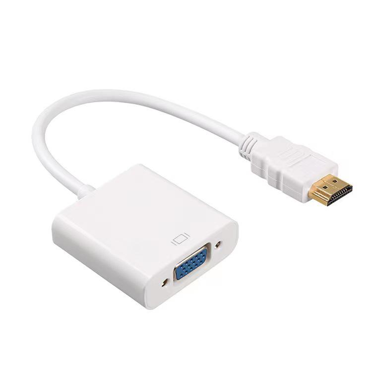 HDMI To VGA Cable with Audio and Power Adapter – High-Definition TV and Computer Connection