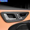 Car Door Handle Bowl Seat Adjust Panel Cover Decal Carbon Fiber Pattern Trim For Mercedes Benz E Class W214 2024 LHD Accessories