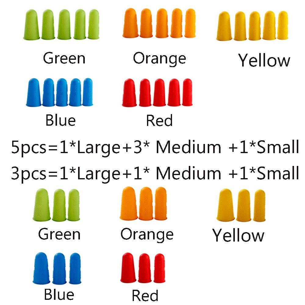 Anti-slip Silicone Heat Resistant High Temperature Resistant Anti-cut Fingers Cover Kitchen Tools Finger Protector Finger Caps