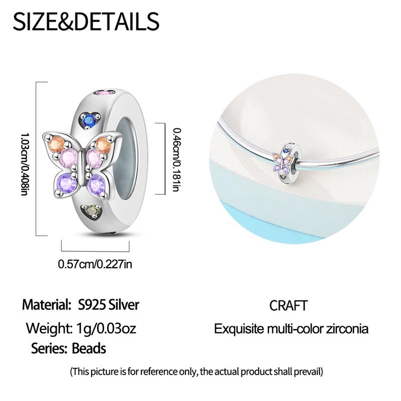 Copper Clasp Copper Cz Pave Clip Charms Lucky Clover Ladybug Safety Chain Fit Original Bangle Bracelet Jewelry Clip