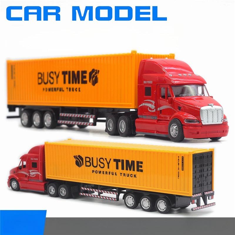 1/48 Big Size Container Truck Removable Windup Toy Children Gift