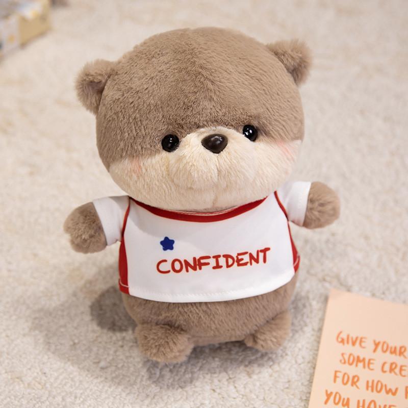 Otter Plush Toy Cartoon Stuffed Doll Decoration For Office Bedroom And Gift