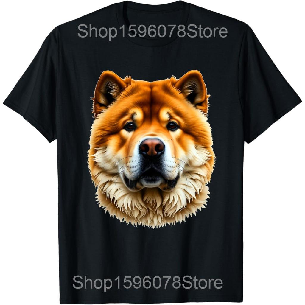 Christmas Chow Chow Dog Lover Funny Xmas Pet Dogs T Shirts Men Cotton Streetwear Tee Shirt Short Sleeve Unisex Loose Clothing