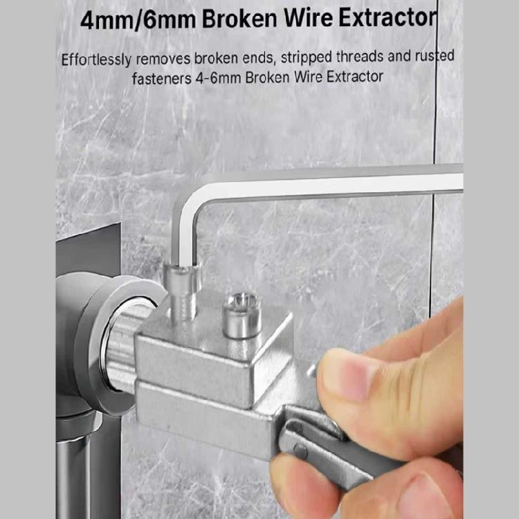 Strong Grip Bolt Removal Device for 1/2inch and 3/4inch Pipe Extracting Broken Thread Without Slipping In Multiple Scenario