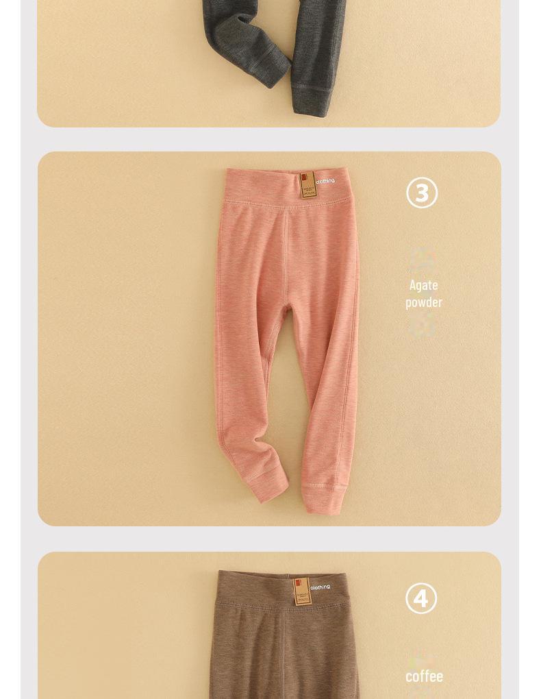 Children's High-Waist Warm Pants: Double-Layer Velvet Cotton for Boys & Girls – Ideal School Uniform for Autumn & Winter