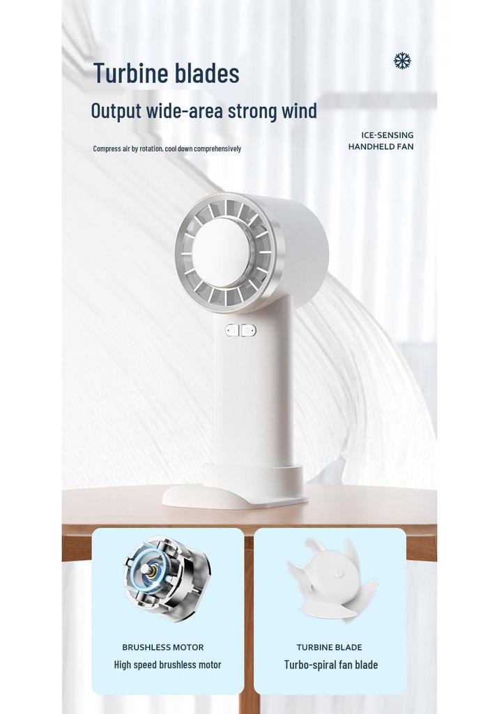 Portable Mini USB Handheld Fan - Desktop & Outdoor Cooling