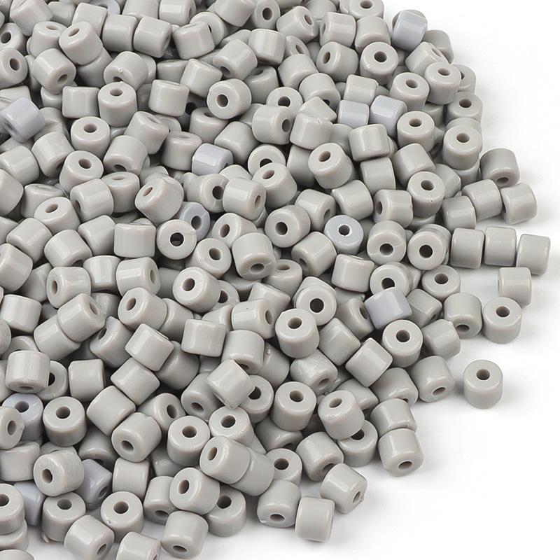 Bunte zylindrische Acrylperlen zur DIY-Schmuckherstellung