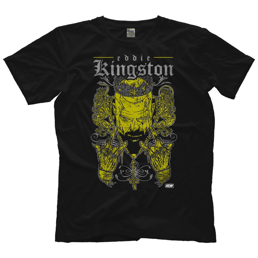 Eddie Kingston  Heavy Lies the Crown AEW Official TShirt Unisex T-Shirt M