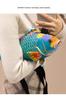 Creative Koi Crucian Carp Plush Crossbody Bag for Girls