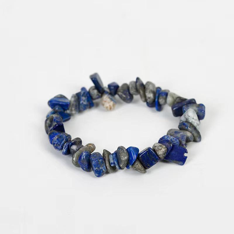 Natural Stone Stretchable Crystal Gravel Bracelet