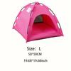 Pet Nest Tent Semi Closed Foldable Outdoor Pet Supplies Breathable Tent Pet Summer Cooling Warm Pads Pet Decoration Supplies