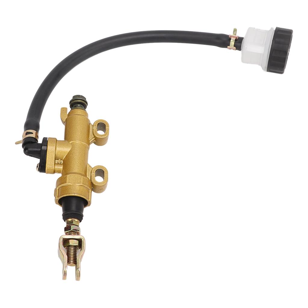 Motocyklový zadní brzdový válec s nádržkou, hydraulický, univerzální pro dirt bike