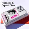 Cool Anime Girl Nana Phone Case For iPhone 17 16 15 14 13 12 Pro Max Plus With Magnetic Crystal Clear Case Wireless Charge