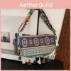 Tassels Pattern Geometric Single Shoulder Crossbody Bag Handbag Women Fashion