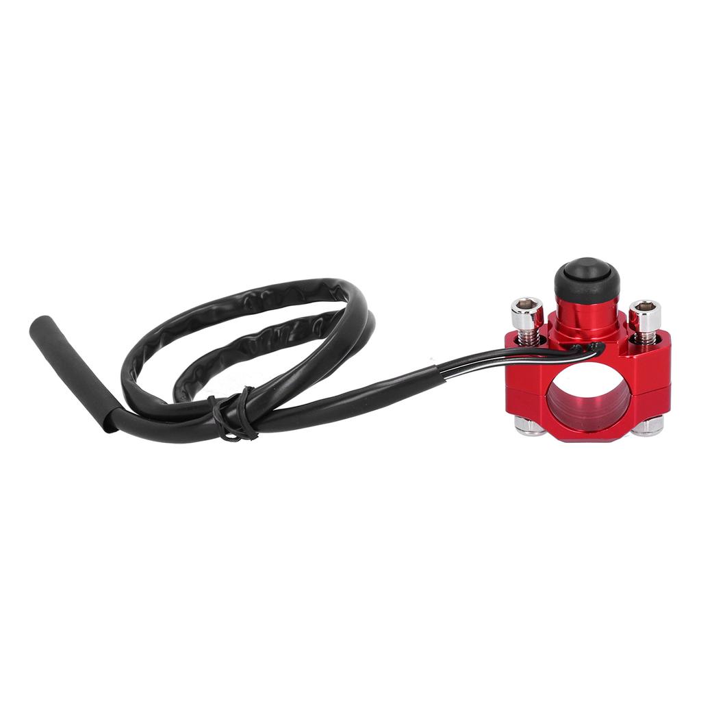 Engine Stop Start Kill Switch with Mounting Backplate Universal for Motorcycle ATV 7 8in Handlebars