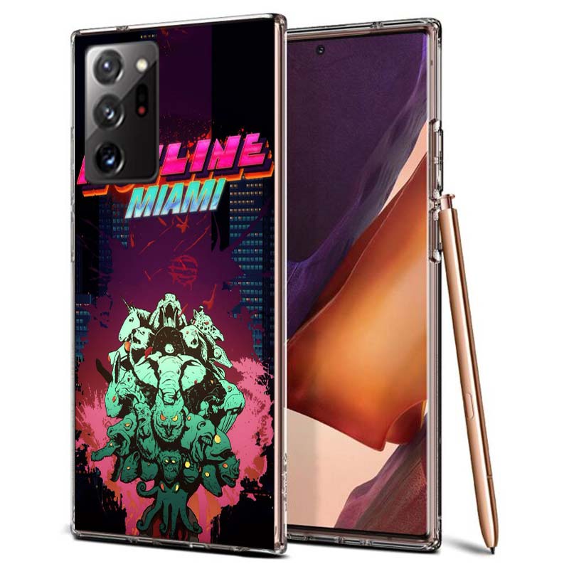 Game Hotline Miami Phone Case for Samsung A55 A35 A25 A15 A07 A05S A16 A17 A26 A36 A37 A56 A57 Galaxy Note 20 10 A50S A71 A51 A3