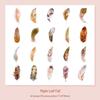 Feather Fantasy Retro Children’s Notebook Stickers - Cute PVC Set of 40