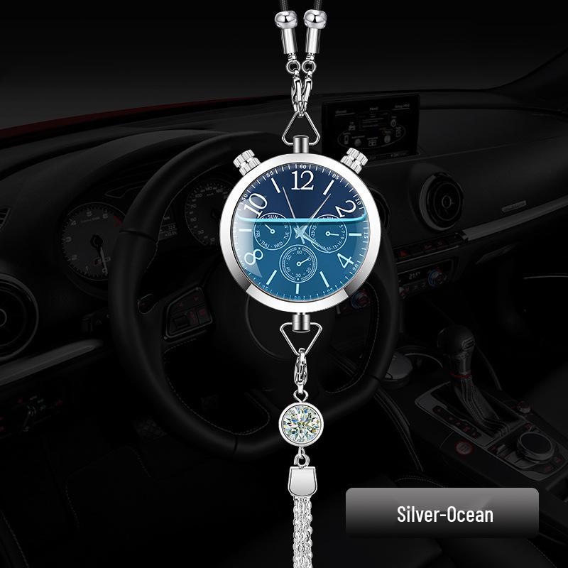 Hanging Car Air Freshener Pendant - Essential Oil Aromatherapy Deodorizer with Long-lasting Light Fragrance for Car Interior Decoration