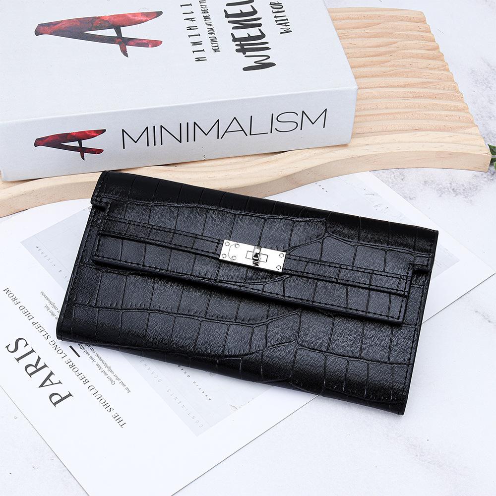 First layer cowhide long women s wallet 2025 new bag long wallet genuine leather large capacity mobile phone storage bag