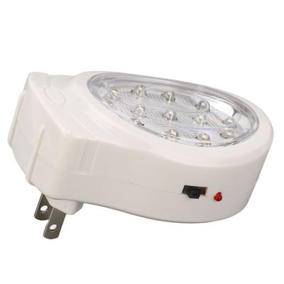 LED Emergency Light 2W Cold White 2 Gear Energy Saving Rechargeable Plug In Power Failure Light