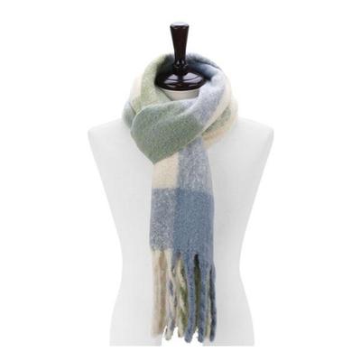 Believers Men's Check Muffler Winter Warm Neck Scarf BNM154
