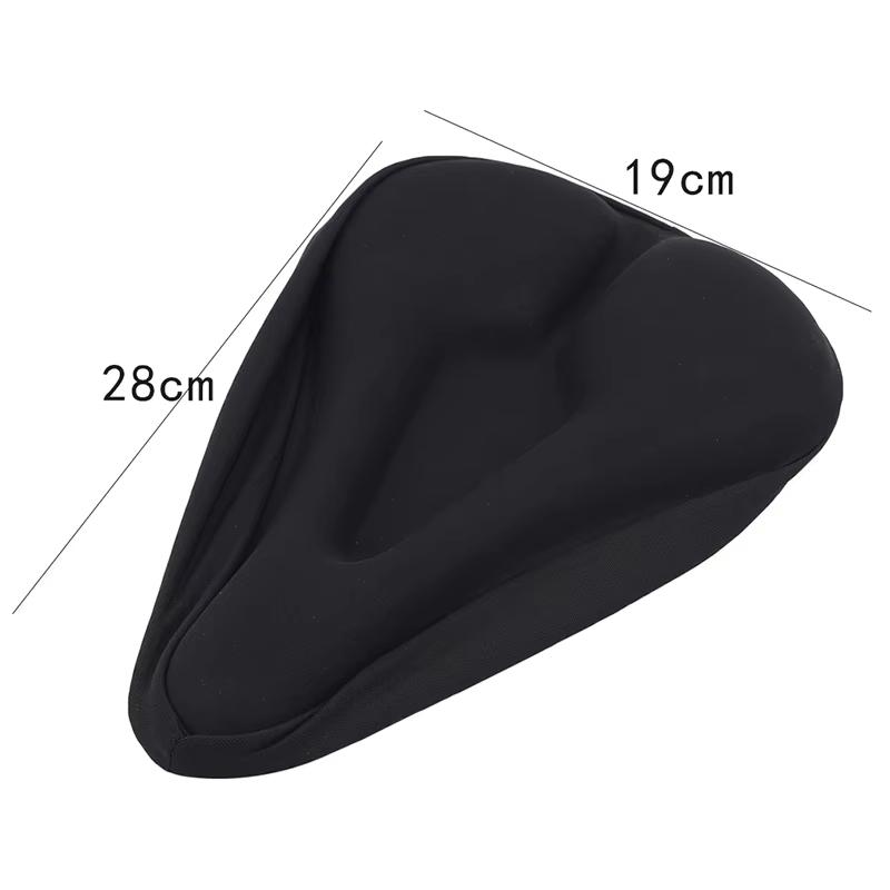 Housse de Selle de Vélo Épaisse Souple 3D Respirante Coussin de Selle Confortable en Mousse pour Vélo de Montagne