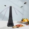Fly Deterrent Electric Insect Repellent Fan Silent Battery Powered Mosquito Repellent Fan 360° Rotation Fly Deterrent Home