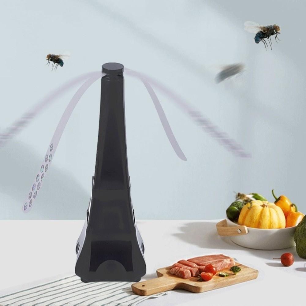 Fly Deterrent Electric Insect Repellent Fan Silent Battery Powered Mosquito Repellent Fan 360° Rotation Fly Deterrent Home