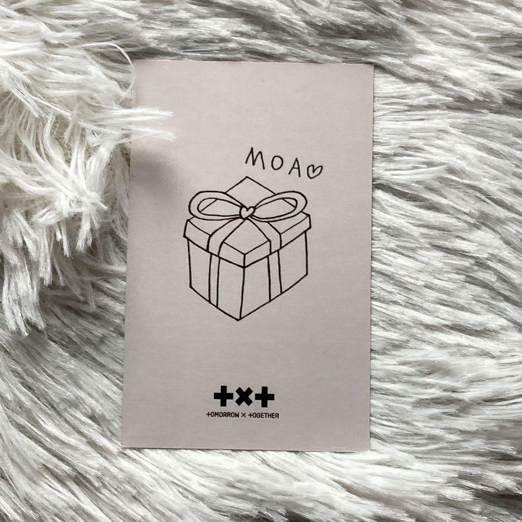 [USED] TXT Korean Music Awards SBS Sanok Hueningkai Trading Card