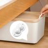 Universal Pulley | 360 Degree Rotation Small Castor Wheels | 4pcs Mini Swivel Casters Wheels for Storage Box Case Cabinet Trash